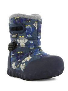 Bogs B-Moc Puff Owls Navy Multi Angle