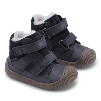 Ghete Bundgaard Walk Velcro Tex - Impermeabile din Piele Naturala cu Lana la Interior - imagine 9