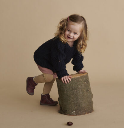 Ghete Bundgaard Walk Velcro Tex - Impermeabile din Piele Naturala cu Lana la Interior - imagine 3