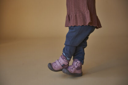 Ghete Bundgaard Walk Velcro Tex - Impermeabile din Piele Naturala cu Lana la Interior - imagine 2