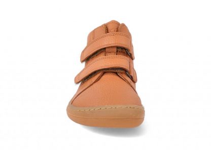 Pantofi Piele Inalti tip Ghete Barefoot Flexibile Froddo Copii G3110201-2LA Cognac