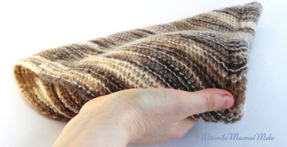 Sal tricotat manual din fir cu mohair_Crochet Decor1