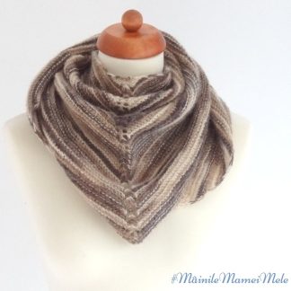 Sal tricotat manual din fir cu mohair_Crochet Decor5
